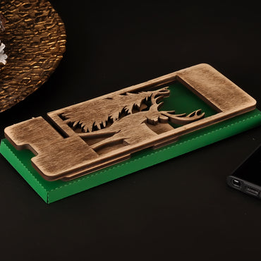 Дерев'яна підставка під телефон PT33_B