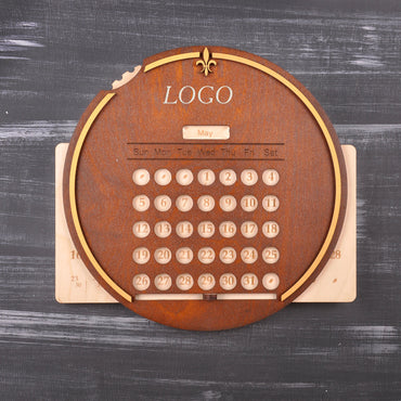 Настінний вічний календар з логотипом 220303