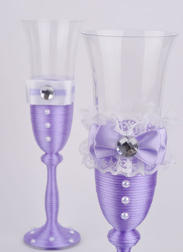 Весільні бокали f09