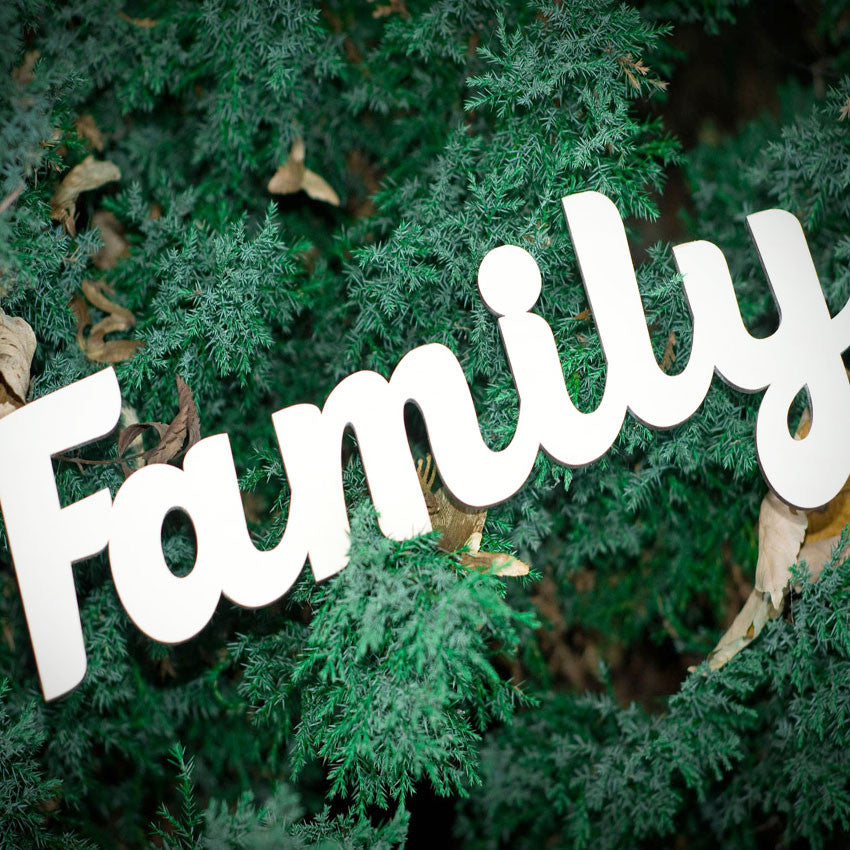 Слово для фотосесії "Family" W0021