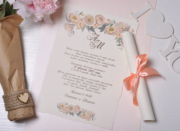 Запрошення на весілля p011020