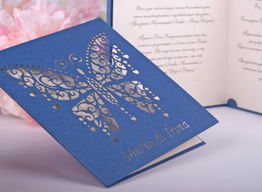 свадебные приглашения с бабочками весільні запрошення з метеликами