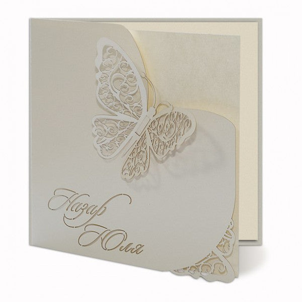 свадебные приглашения с бабочками весільні запрошення з метеликами