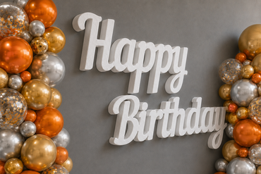Напис з пінопласту Happy Birthday