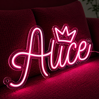 Неонова вивіска з Ім'ям Alice 47x24 см