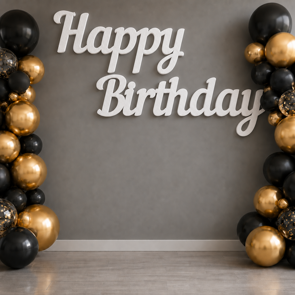 Напис з пінопласту Happy Birthday