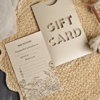 Подарунковий сертифікат універсальний з написом "GIFT CARD"