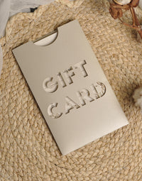 Подарунковий сертифікат універсальний з написом "GIFT CARD"