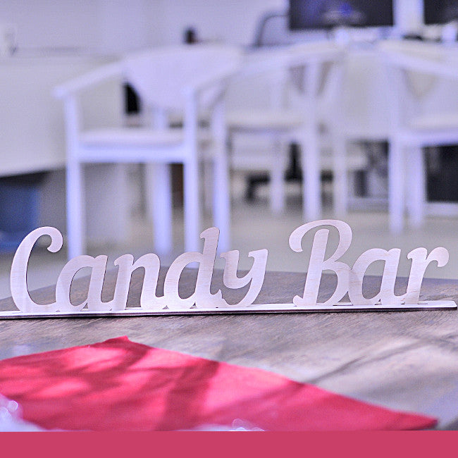 Табличка для солодкого столу "Candy bar" W0059